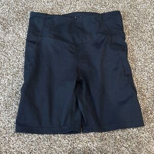 Zella black girls 10/12 pocket bikers